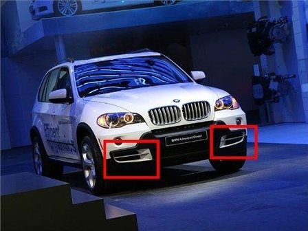 Dagrijverlichting set voor BMW X5 E70 echte DRL LED