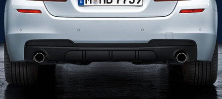 BMW M Performance diffusor mat zwart F10,F11 535d,535i
