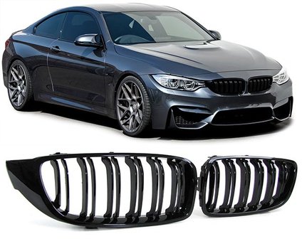 BMW M4 Performance glans zwarte grill set 4er F32 / F33 / F36 / F82 51712352811-812