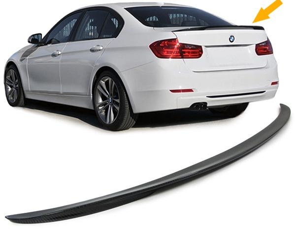 BMW 3 serie F30 Carbon Performance M Styling Koffer Spoiler