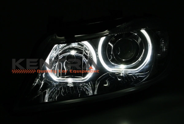 Kentra BMW E90 E91 led angel eyes koplampen set 2