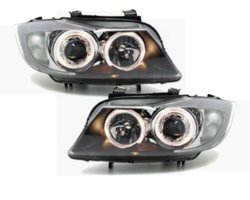 BMW E90 E91 halogeen Angel Eyes Koplampen set