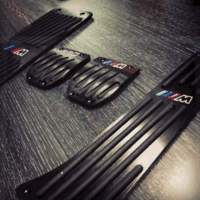 BMW Alu Pedalen en Voetsteun Zwart automaat voor BMW E82 E83 E87 E88