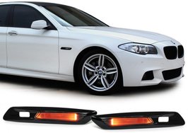 BMW F10 F11 helderglas LED zijknipperlicht zwart smoke